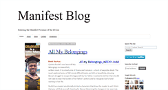 Desktop Screenshot of manifestblog.com